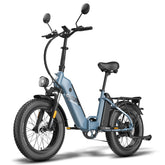 Electric Bike FAFREES FF20 Polar - Motor 500W Battery 48V24Ah 20 Inch wheels Wheels Mechanical Disc Brake - Blue